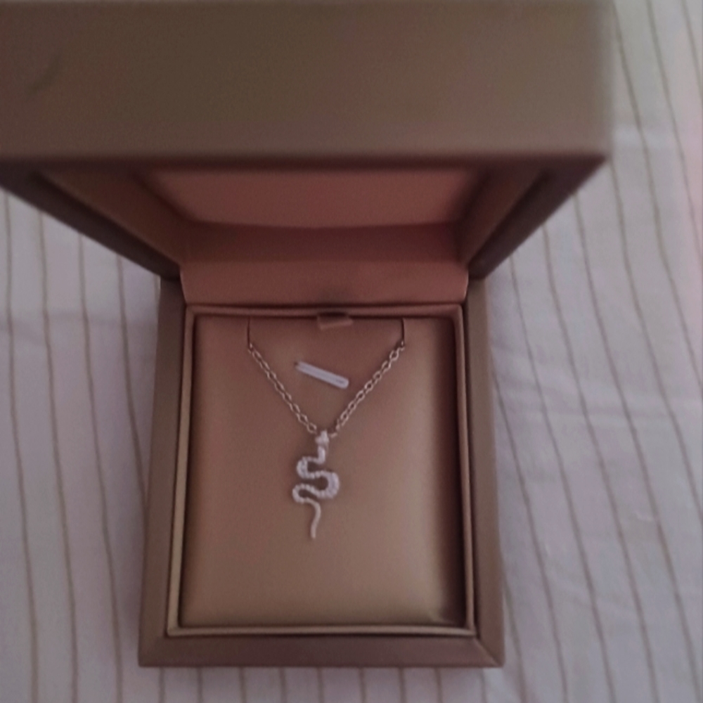 Diamond Snake Necklace